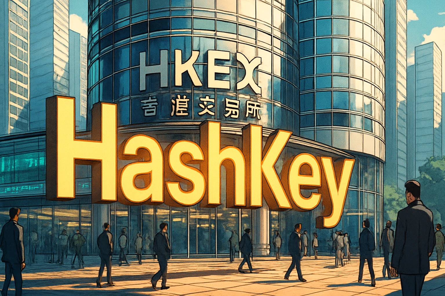 香港のコンプライアンス取引所HashKey Holdingsが香港証券取引所に正式に上場