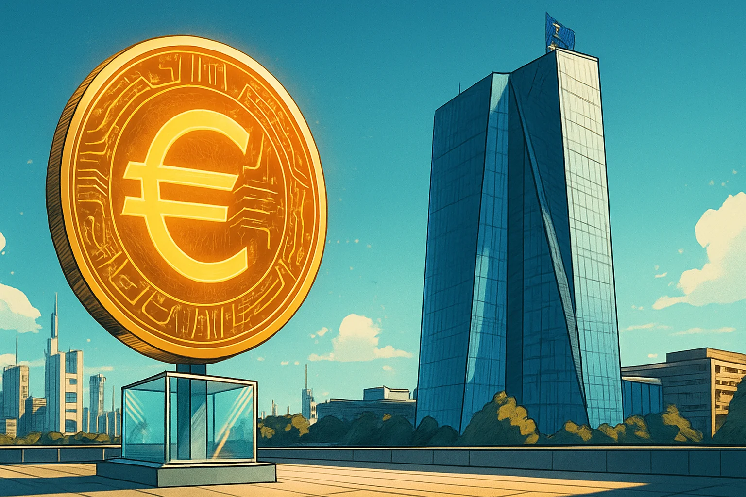 欧洲央行行长：数位欧元 CBDC 核心系统已完成，最快 2026 下半年上路