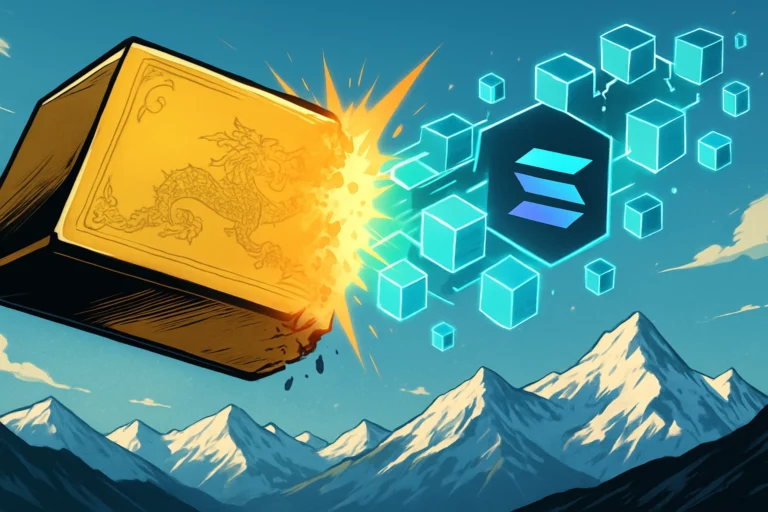 ¡Avalado por un país soberano! Bután coopera con Solana para lanzar el token de oro 